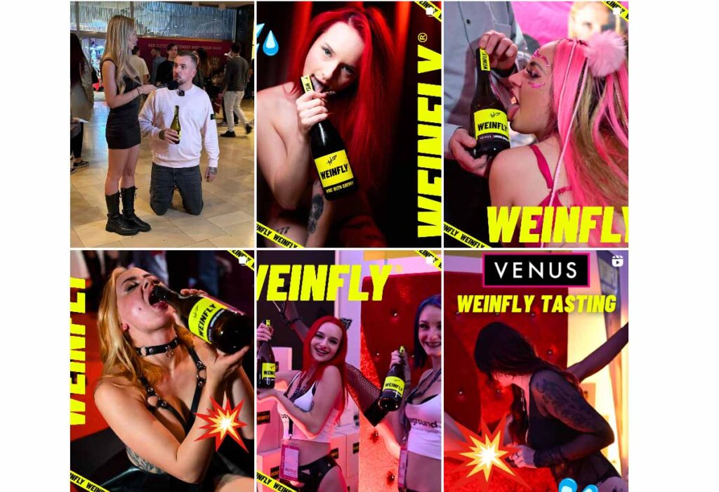 Influencern Wein Fly